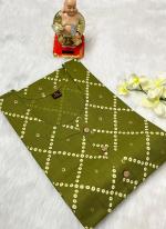 Cotton Mehendi Casual Wear Printed Readymade Straight Kurti